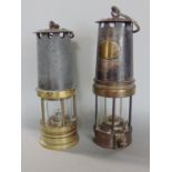 Patterson Lamps Ltd, miners lamp, together with a further miners lamp (2)