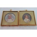 V.N. - probably for Valerie Needham (Early 20th century British school) - Two bust length miniature