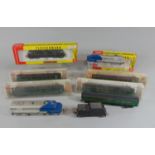 Fleischmann HO gauge collection including 4246 locomotive 'Greyhound' no D821, boxed with