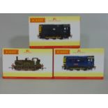 3 Hornby boxed Locomotives incl R3528 WC & PLR Terrier No 4, R3485 BR 0-6-0 Diesel Electric class 08