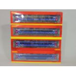 4 Hornby FGW boxed coaches with blue/ magenta livery, R369B x2, R370E and R4369C (4)