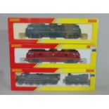 3 boxed Hornby Railroad locomotives: R3168 4-6-2 'Duke of Gloucester', R3382 'Thruster' (Maroon) and