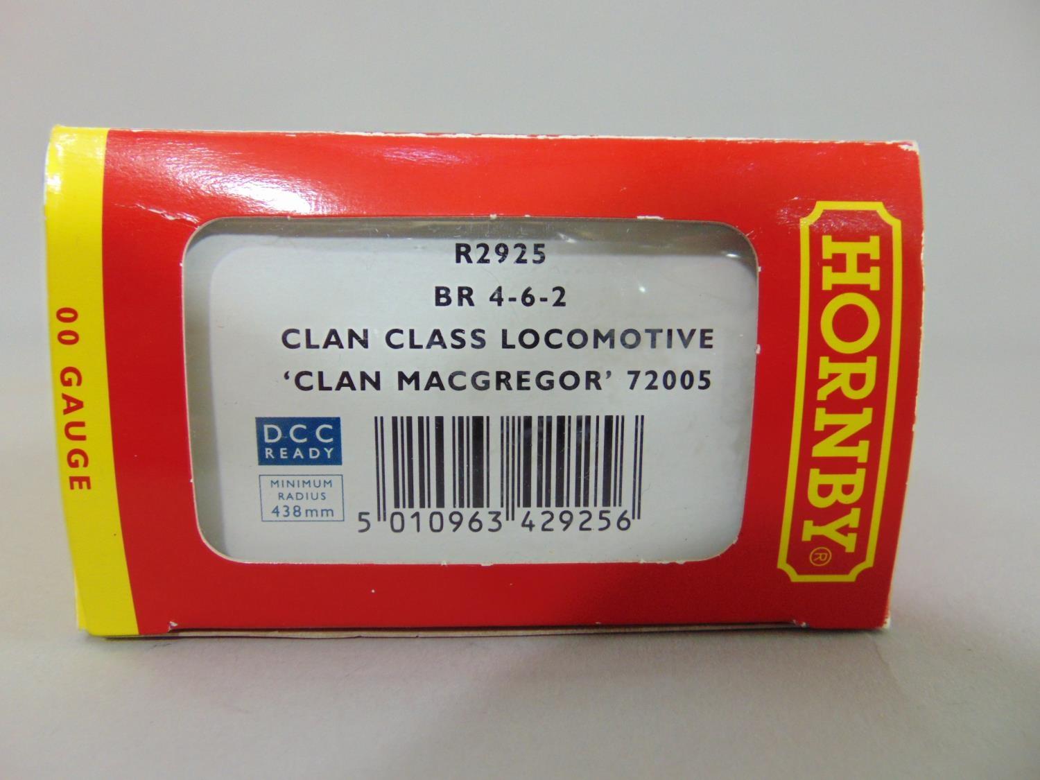 Hornby R2925 BR 4-6-2 Clan Class Locomotive 'Clan MacGregor' 72005, boxed with original packaging ( - Image 2 of 4