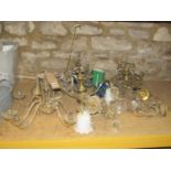 Various lighting, mainly for spares or repairs