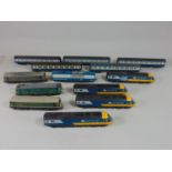 Hornby British Rail collection: 4 Intercity 125 Diesel locomotives, 5 coaches, 3 diesel