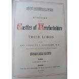 Rev Charles J Robinson - A History of the Castles of Herefordshire and their Lords, illustrated,
