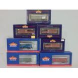 Bachmann wagon collection: 4 Brake vans 33-301C/D, 33-306, 33-304 and 3 further 39-528, 39-526 and