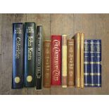 A collection of Folio Society books all with original slip cases, mostly poetry related including