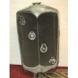 Motor memorabilia interest - a Riley radiator and screw cap, labelled Serck radiators Ltd,