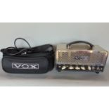 Good Vox night train valve guitar, amplifier / speaker, with chrome finish, 30 cm long together with