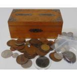 Mixed collection of coins including pre 1921 silver three pennies