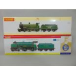 2 Hornby Locomotives with tenders: R2711 SR 4-4-0 class T9 729 and R2827 SR 4-4-0 Schools class '