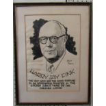 Masonic Interest - Arthur Ferrier (Scottish 1890-1973) - Ink caricature portrait of Harry Jay