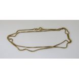 18ct box link chain necklace, 6.5g