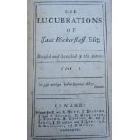 The Guardian, two volumes, 5th edition, 1729, leatherbound, The Tatler - The Lurcurbations of