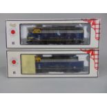 2 HO Santa Fe boxed locomotives by Stewart Hobbies, both F7A, undecorated (2)