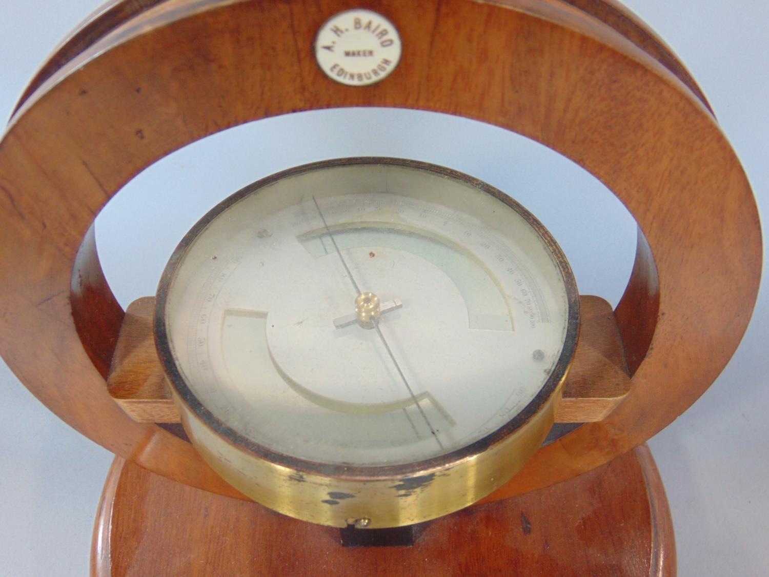 A H Baird of Edinburgh Tangent Galvanometer with further cased instrument (2) - Image 3 of 4