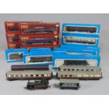 Collection of boxed Airfix locomotives and rolling stock including a Prairie Tank loco 2-6-2, GWR