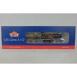 Bachmann locomotive with tender 31-726 City Class 3433 'City of Bath' GWR Garter Crest, boxed with