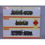 3 Hornby boxed locomotives incl R2343 SR 0-6-0 class Q1 C8, R2678 LSWR 0-4-0T Class M7 252 and R2711