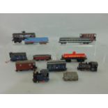 Egger- Bahn minitrains 009: 2 locomotives, 2 cariages, 2 brake vans together with Lone Star 000/N