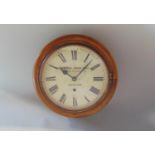 Antique style quartz driven wall clock, the dial signed Camerer. Kuss & Co, New Oxford Street,
