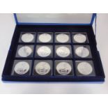 Twelve Royal Mint 2013, 1oz silver Britannia coins