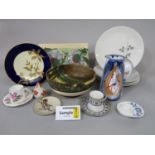 A collection of ceramics including a quantity of Royal Doulton Pillar Rose pattern dinnerwares