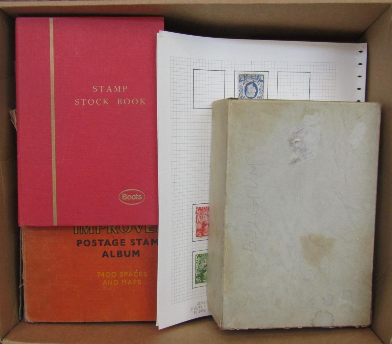 Two boxes of GB and Worldwide stamps in albums, stockbooks, boxes, etc - Image 5 of 5
