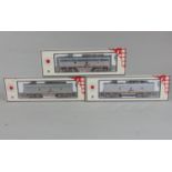 3 Stewart Hobbies GO F3B Santa Fe boxed locomotives, unpowered, (contents may differ from box) (3)