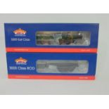 2 Bachmann locomotives with tenders: 31-128 3000 class Rod 3036 BR Black Early Emblem and 31-089