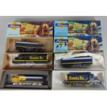5 North American HO locomotives by Athearn Walthers in unmatched Athearn boxes (5)