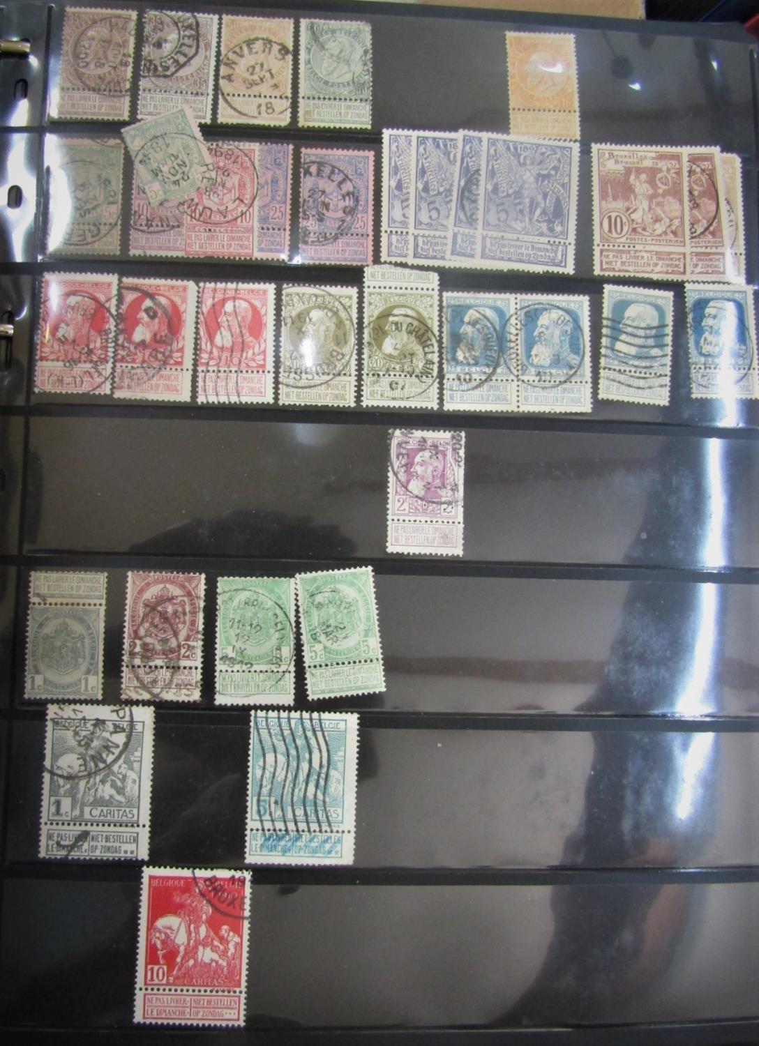 An album containing a collection of Mint and Used stamps from Belgium from early issues and - Image 2 of 3