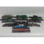 Collection of 11 locomotive presentations including 120 Gresley K3, 1969 Class 9F Evening Star,