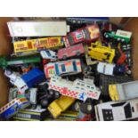 Collection of unboxed model vehicles by Corgi, Matchbox, Burago, etc, including Corgi 007 Lotus