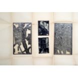 A collection of printing plates used in the publication of E S Lindley's Wotton Under Edge - Men and