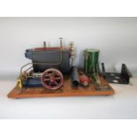 Live steam engine 'Sedgemoor Plant' by Stuart Models Ltd
