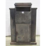 An Art Deco floorstanding oil heater by Inter Oven Stove Company London