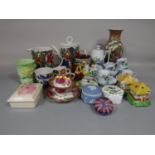 A collection of Villeroy & Boch Acapulco pattern wares comprising coffee pot, tall milk jug, two