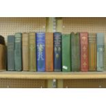 A collection of early 20th century British and European topographical books some with decorative