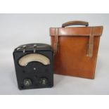 Universal Avo-Meter, with good leather carry case (2)