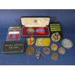 Imperial service medal (Ronald James Crocker) WWI Victory medal 194716 Pte J Willis RAF etc