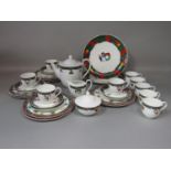 A collection of Villeroy & Boch Magic Christmas pattern wares comprising a pair of circular