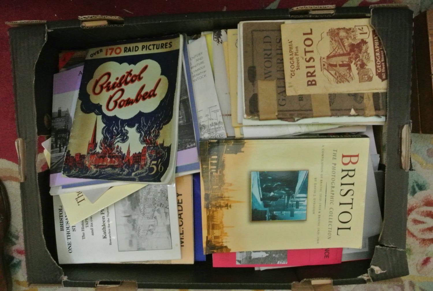 An extensive collection of books about Bristol and suburbs, together with a box of pamphlets, - Image 2 of 2