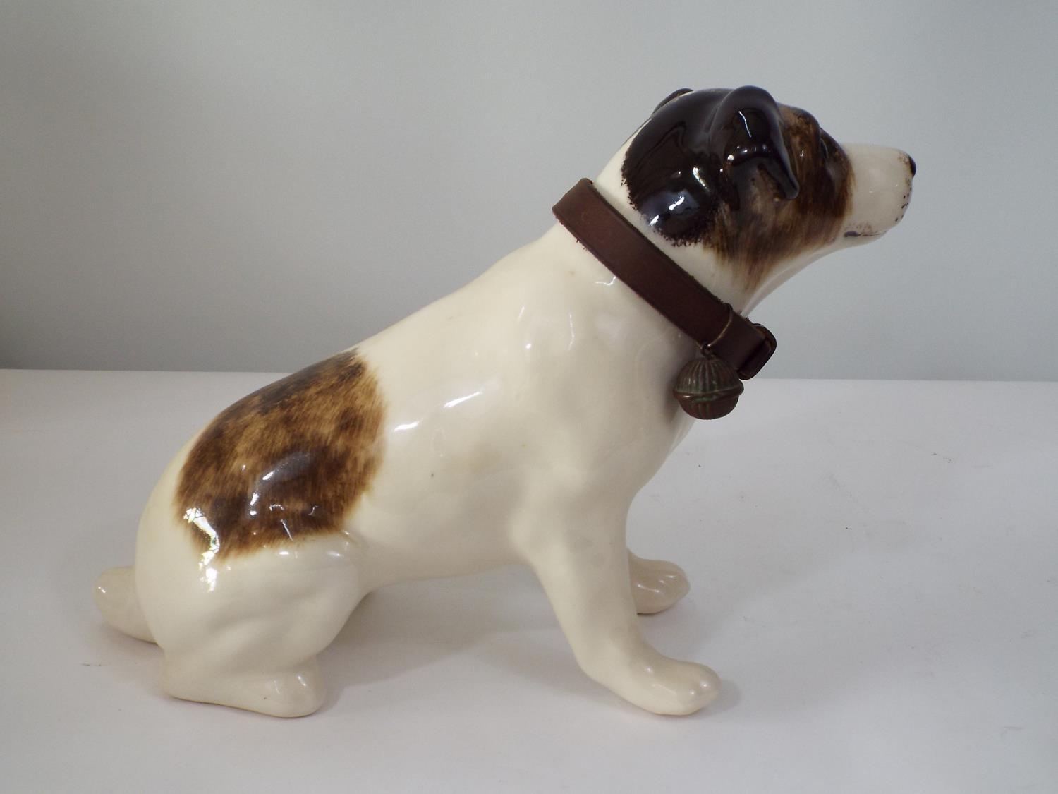 Two Winstanley models of terrier in similar pose, 32cm max - Image 3 of 3