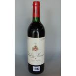 1991 Chateau Mascar Gaston Hochar from the Beka Valley in Lebanon