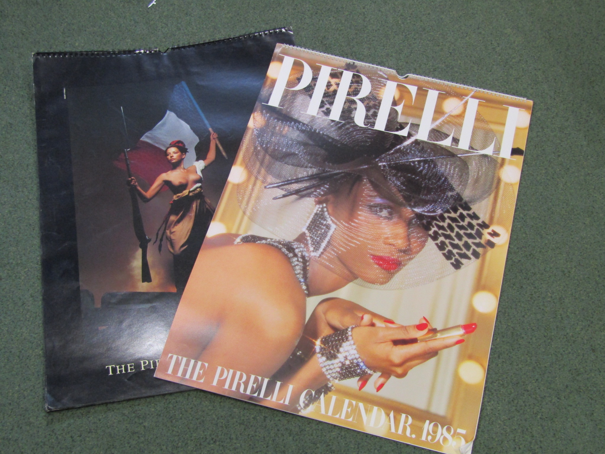 1985 and 1991 Pirelli calendars