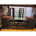 Hif-fi separate system comprising a Rotel compact disc player model m9658x, an Arcam Alfa 3