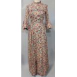Collection of 10 vintage ladies garments including full length fitted dress in fine cotton lawn with