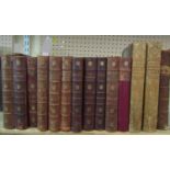 A mixed collection of books including a quantity of late 19th century of various Tolstoy published